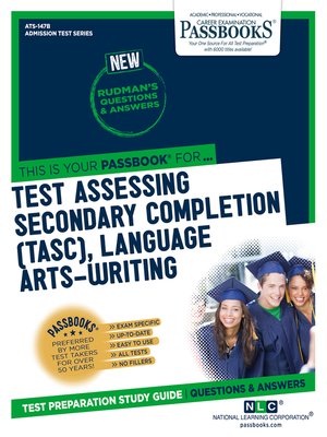 cover image of Test Assessing Secondary Completion (TASC), Language Arts-Writing
